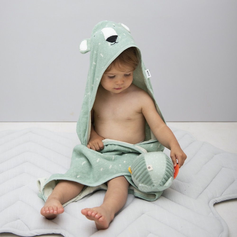 Hooded towel | 70x130cm - Mr. Polar Bear